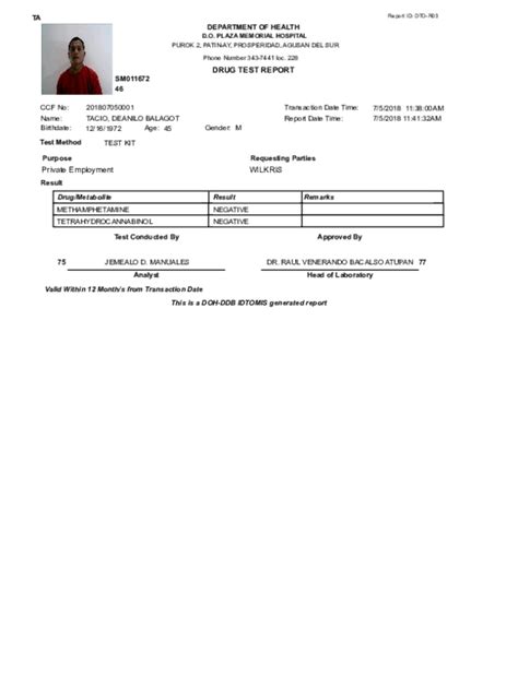 idtomis login doh gov ph|Drug Testing Laboratory .